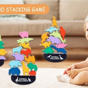 Dinosaur stacking game